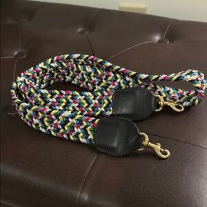 NWOT. Clare V multicolored bag strap.
Never used. Pristine condition.